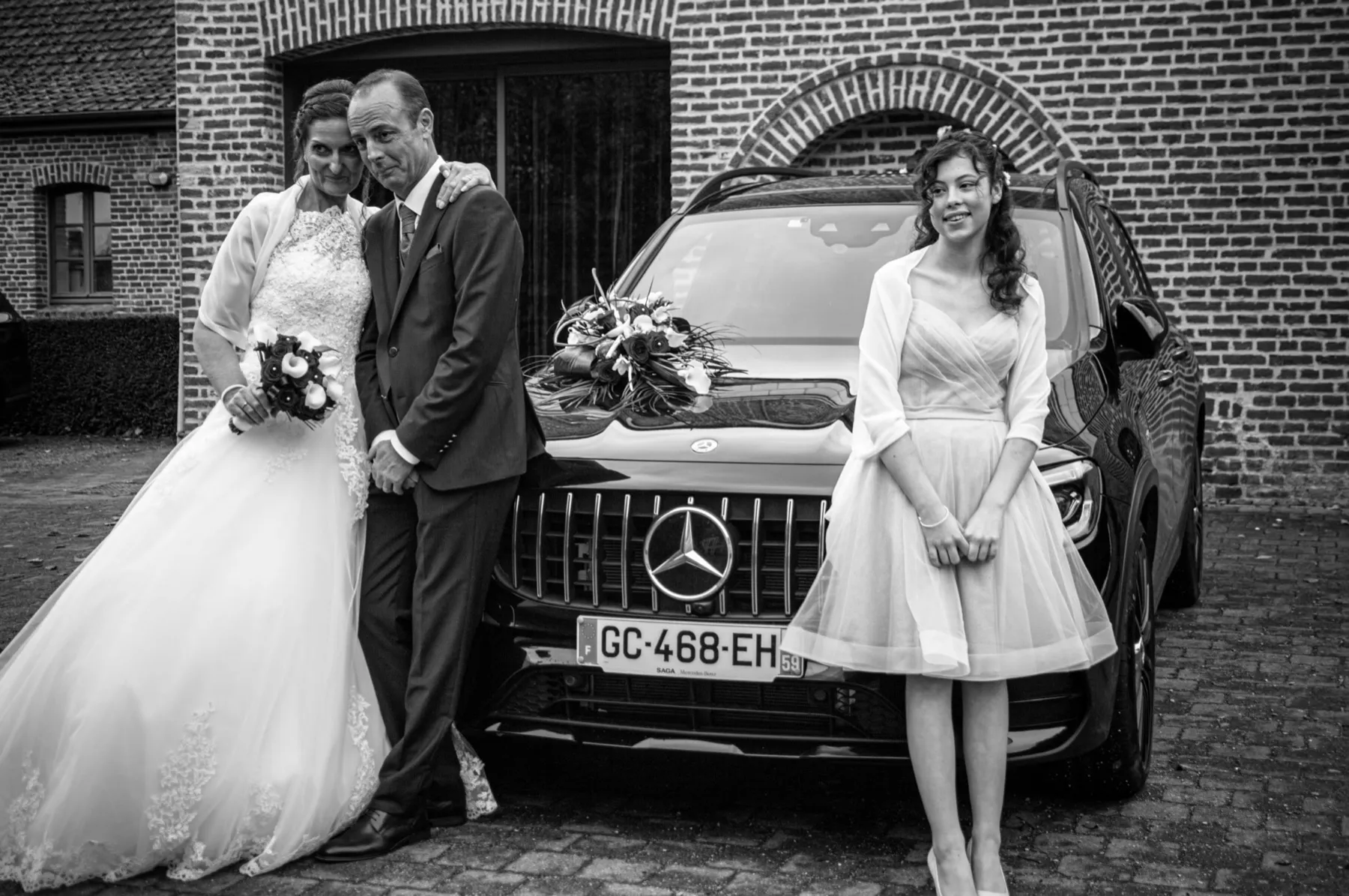 Voiture des mariés le jour du mariage (photo 49)