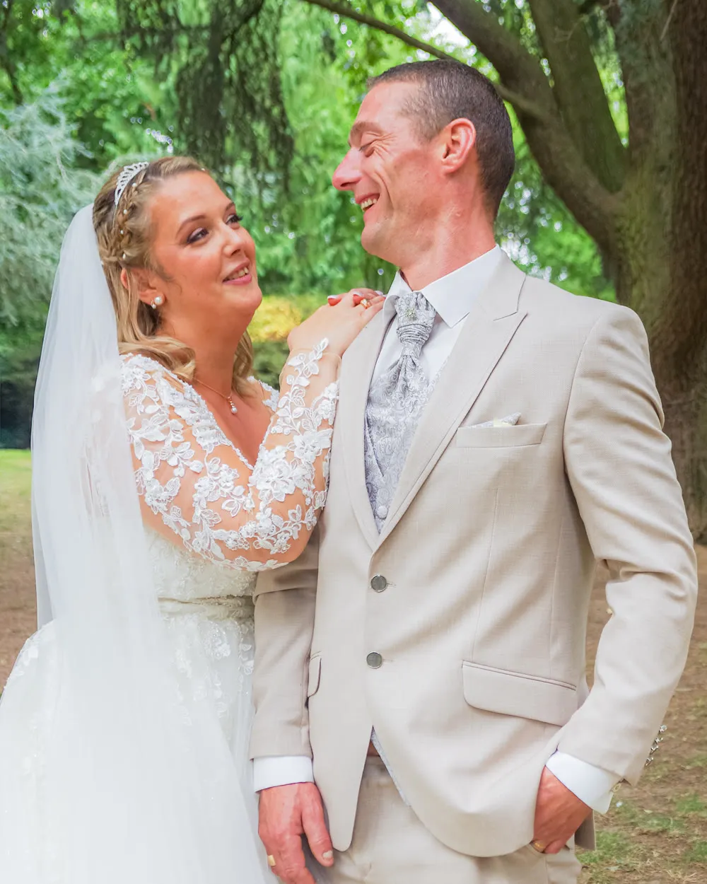Jonathan Orhon, le jour de leur mariage